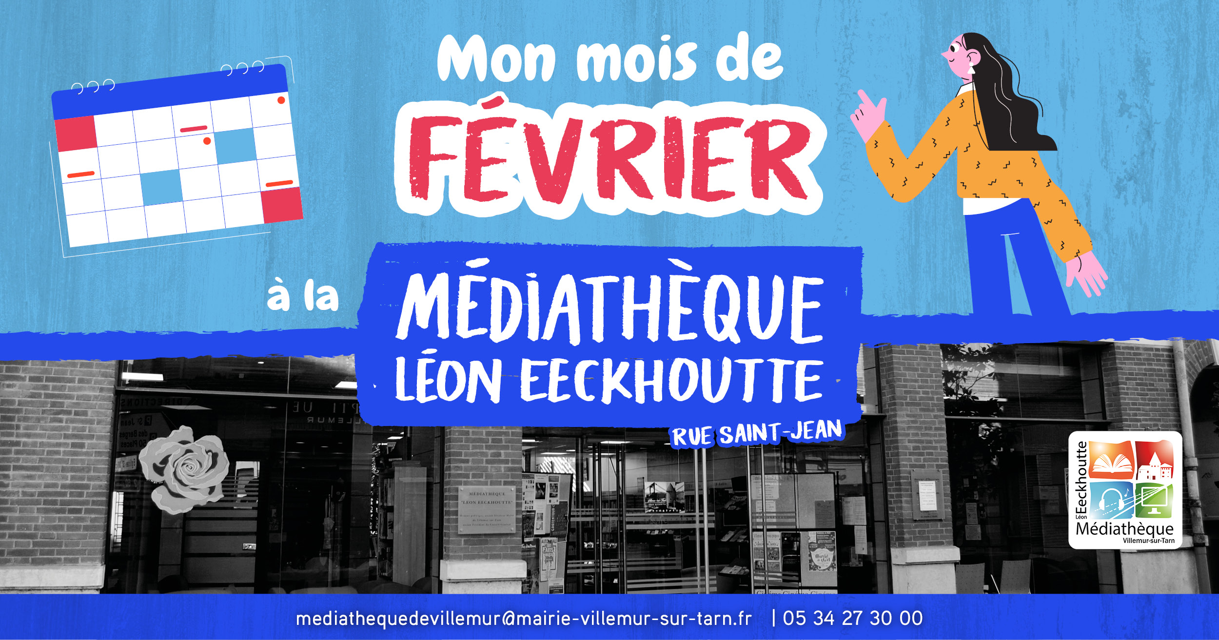 Programme de février à la médiathèque