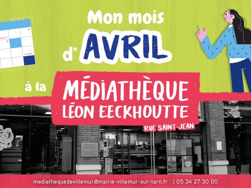 Programme mois avril médiathèque