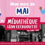 Programme de mai à la médiathèque