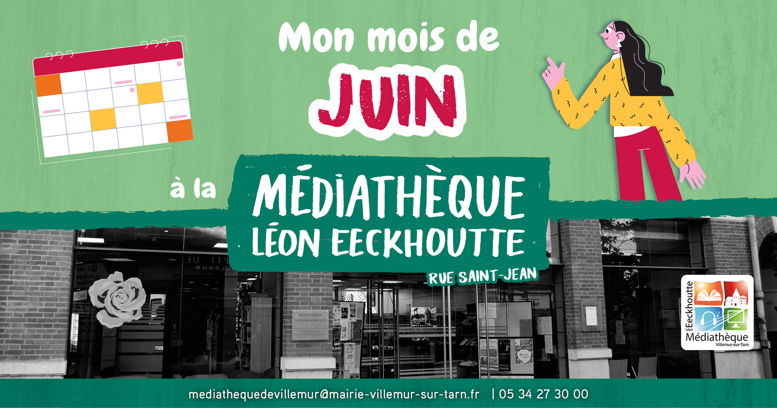 Programme de juin à la médiathèque