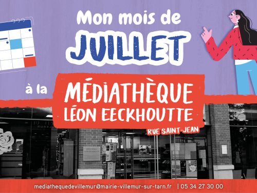 Juillet médiathèque