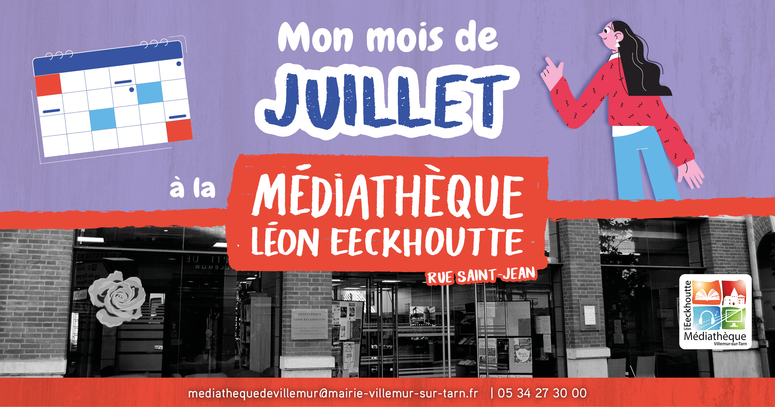 Programme de juillet à la médiathèque