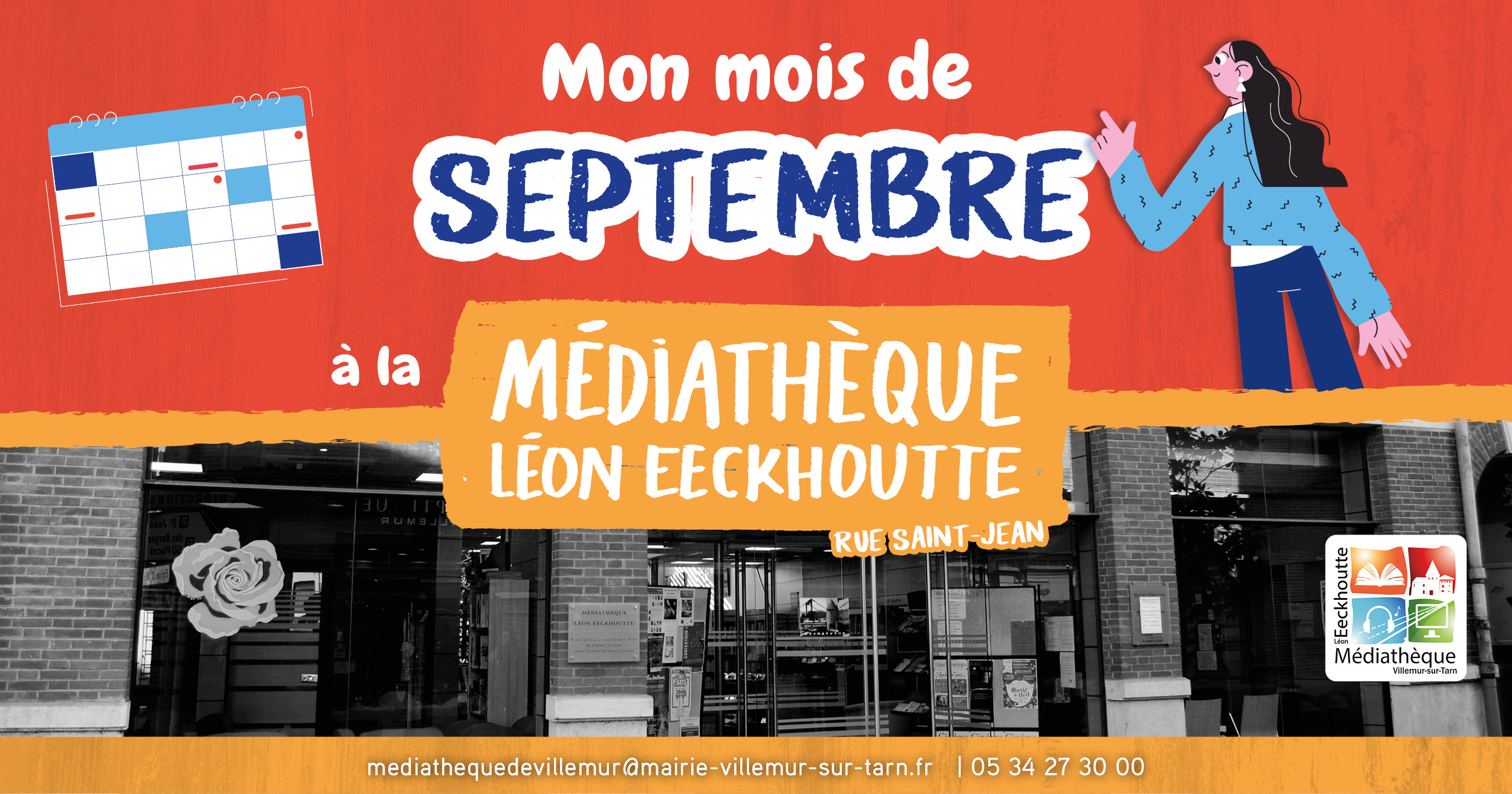 Programme du mois de septembre à la médiathèque