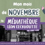 Programme du mois de novembre à la médiathèque