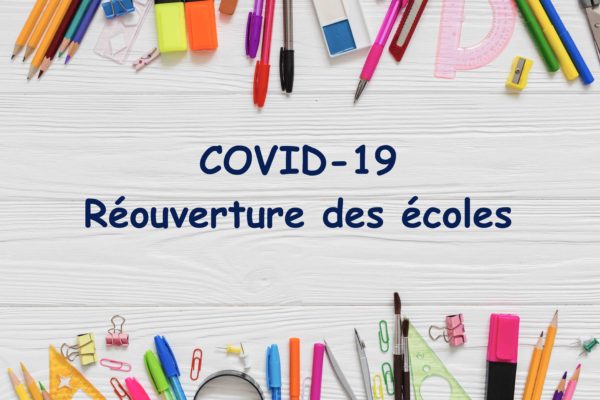 COVID-19 : modalités de réouverture des écoles à Villemur