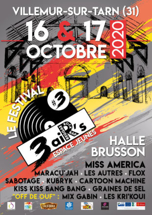 Festival 3 aiR’s : 3ème édition sous la Halle Brusson les 16 et 17 octobre !