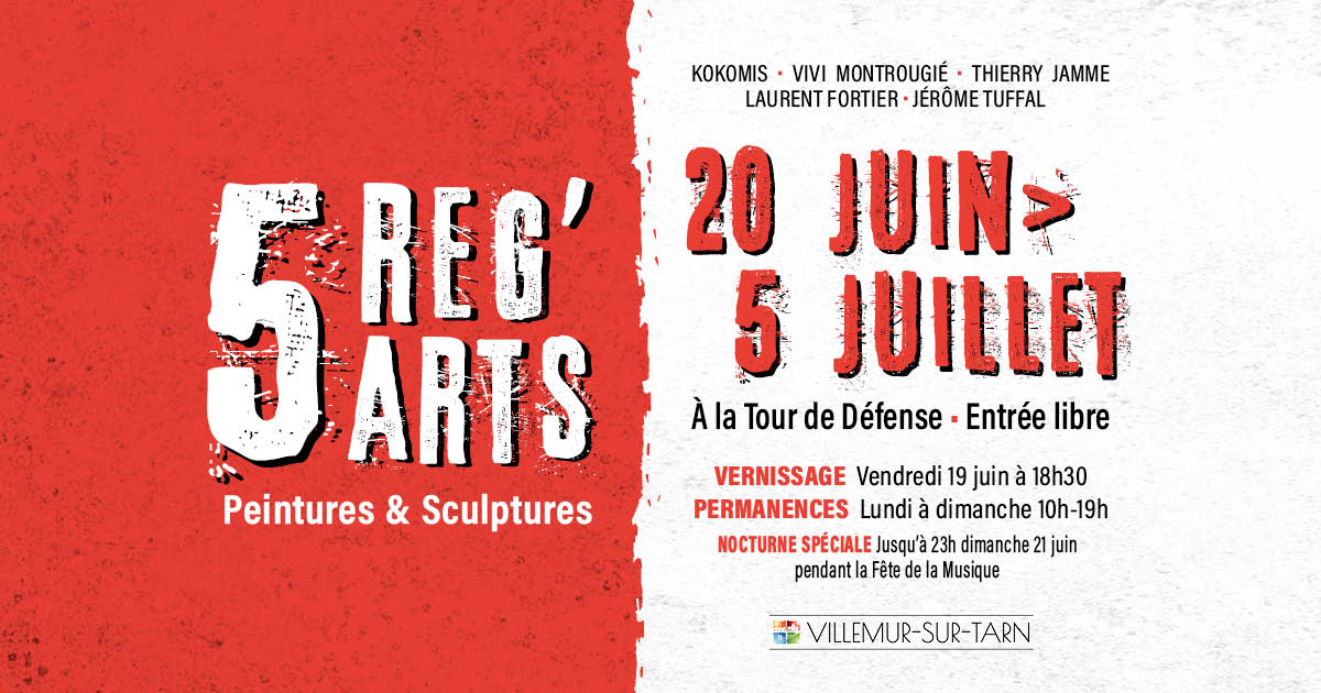 Exposition « 5 reg&rsquo;art » à la Tour de Défense