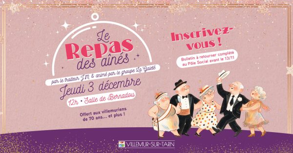 Repas des aînés : inscrivez-vous !