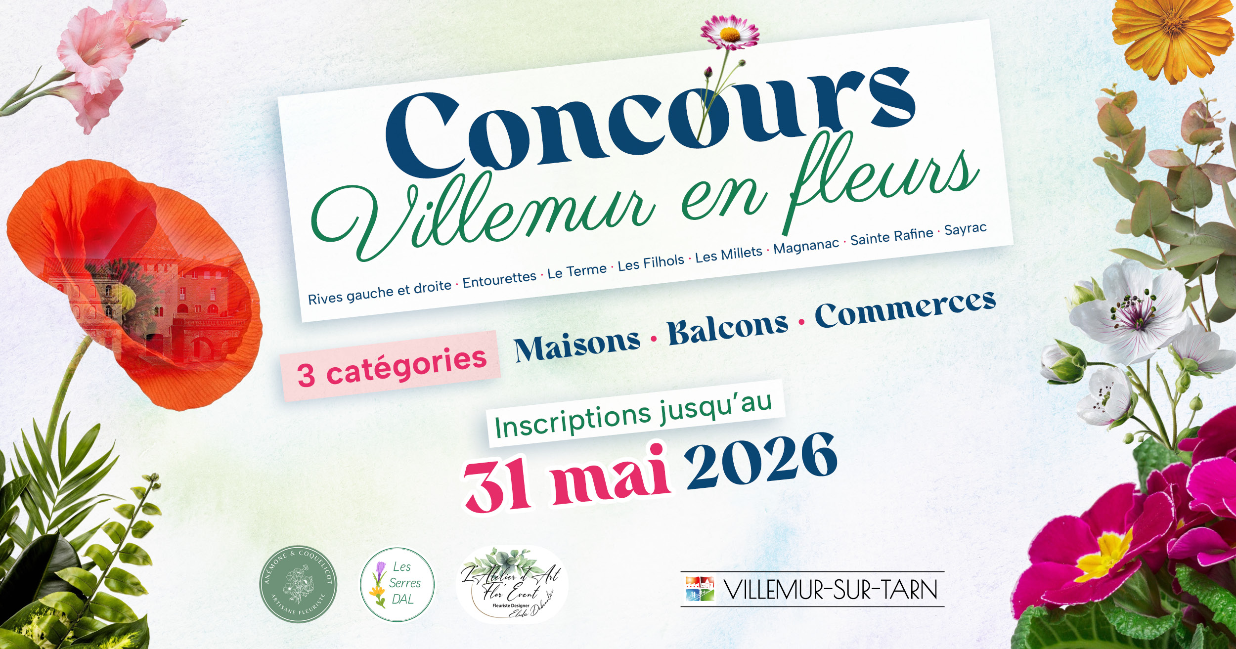 Concours Villemur en fleurs