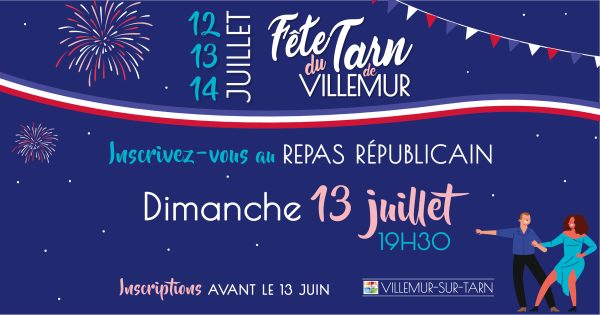 Inscrivez-vous au repas républicain !