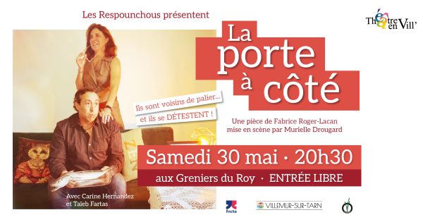 Votre prochaine sortie théâtre : La Porte à côté