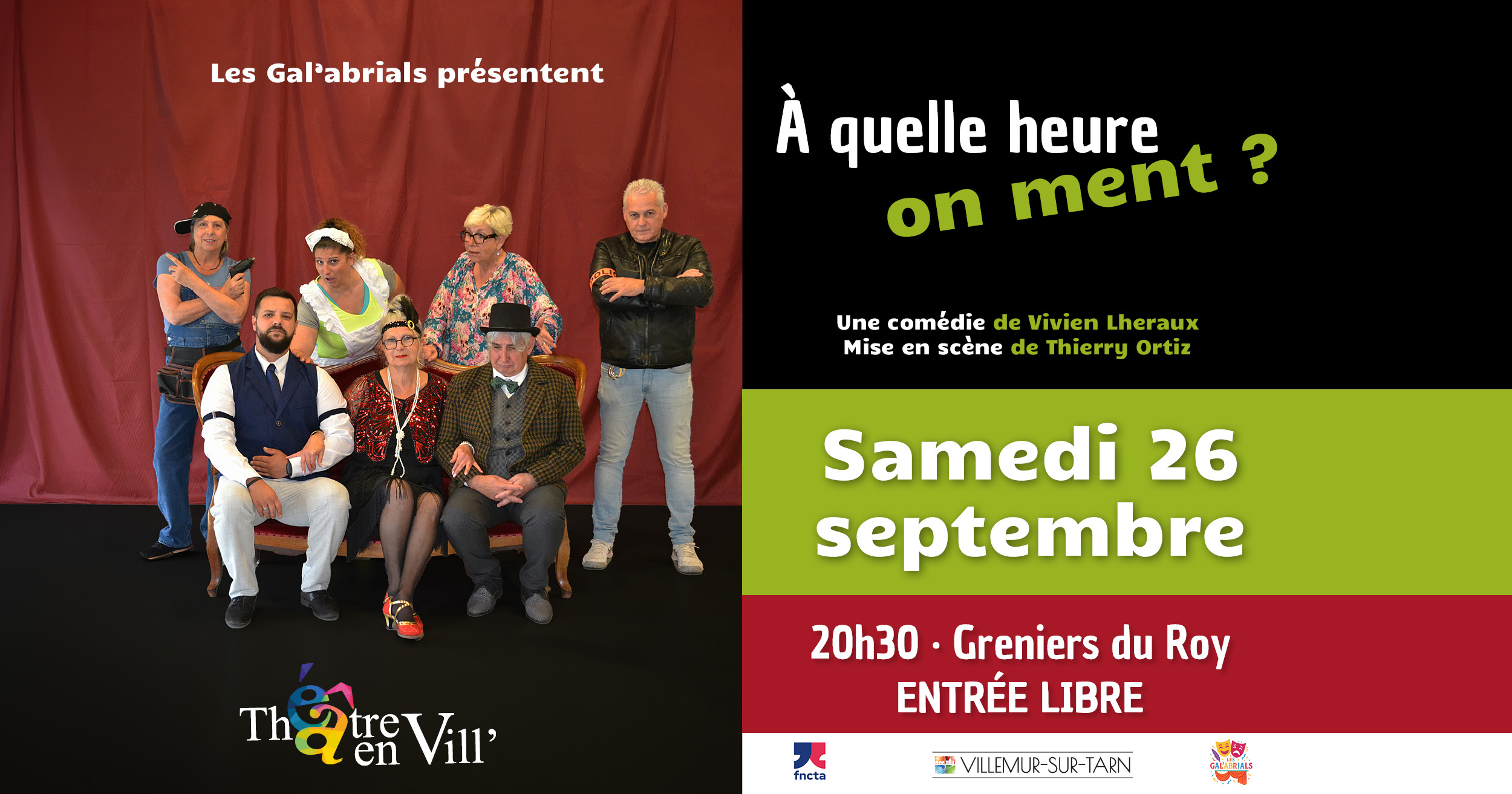 Théâtre : À quelle heure on ment ?