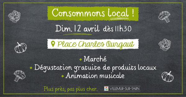 Le 12 avril, Consommons Local !