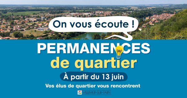Permanences de quartier : vos élus vous rencontrent