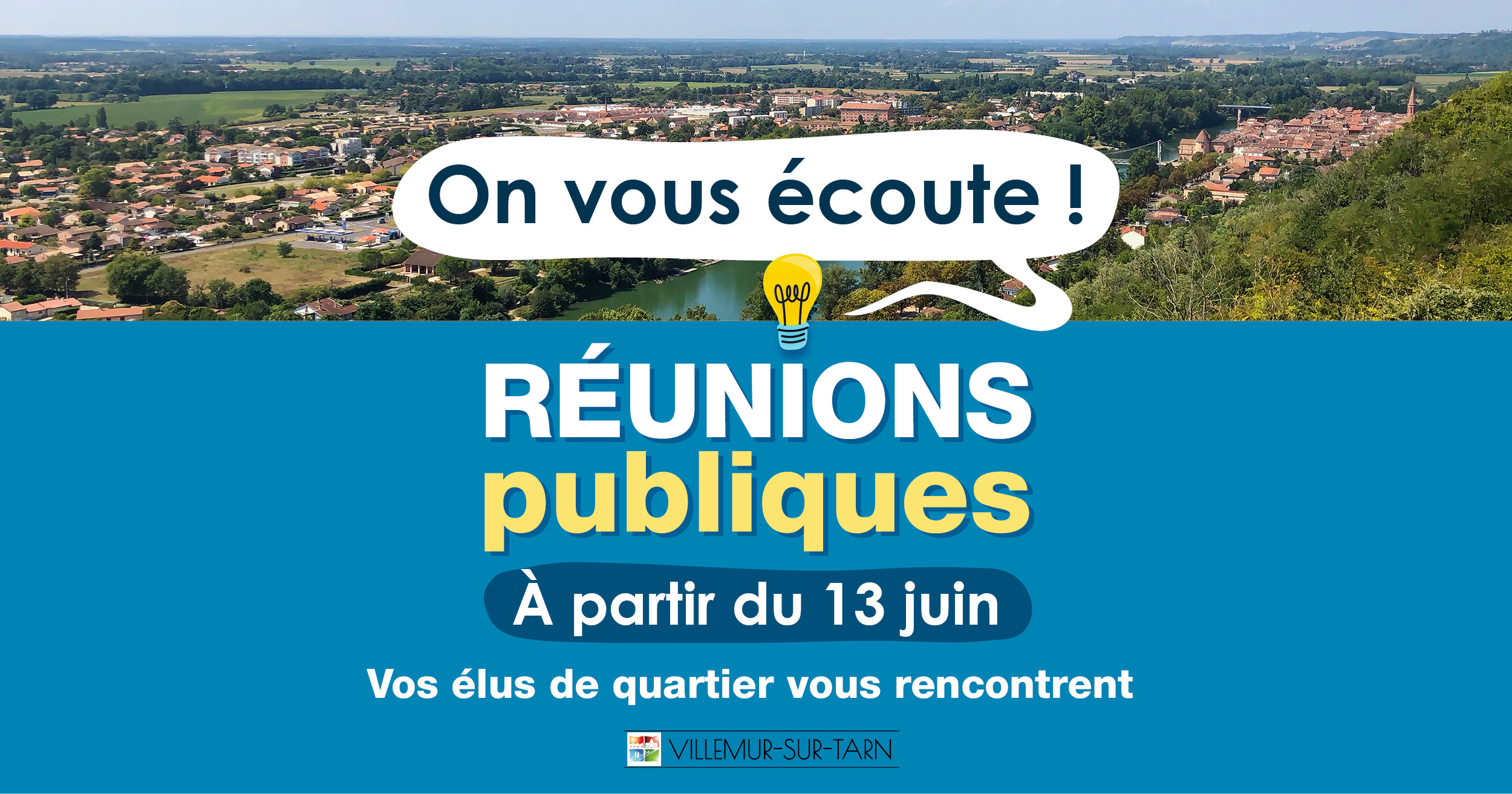Réunions publiques : vos élus vous rencontrent