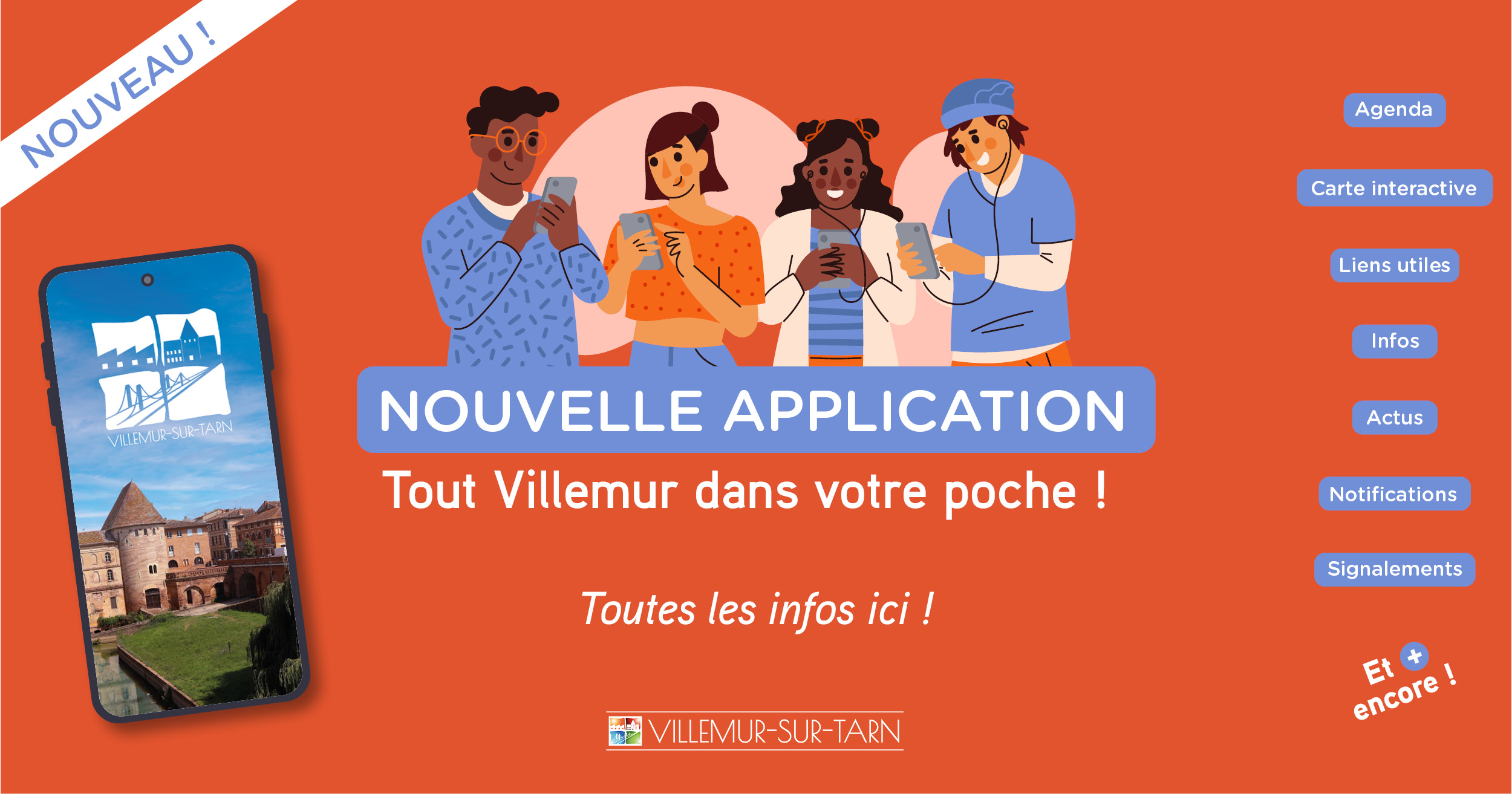 Téléchargez la nouvelle appli de la ville