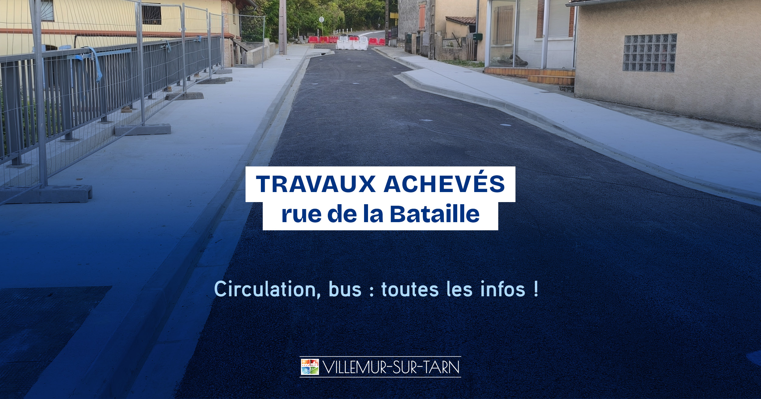La rue de la Bataille rouverte à la circulation