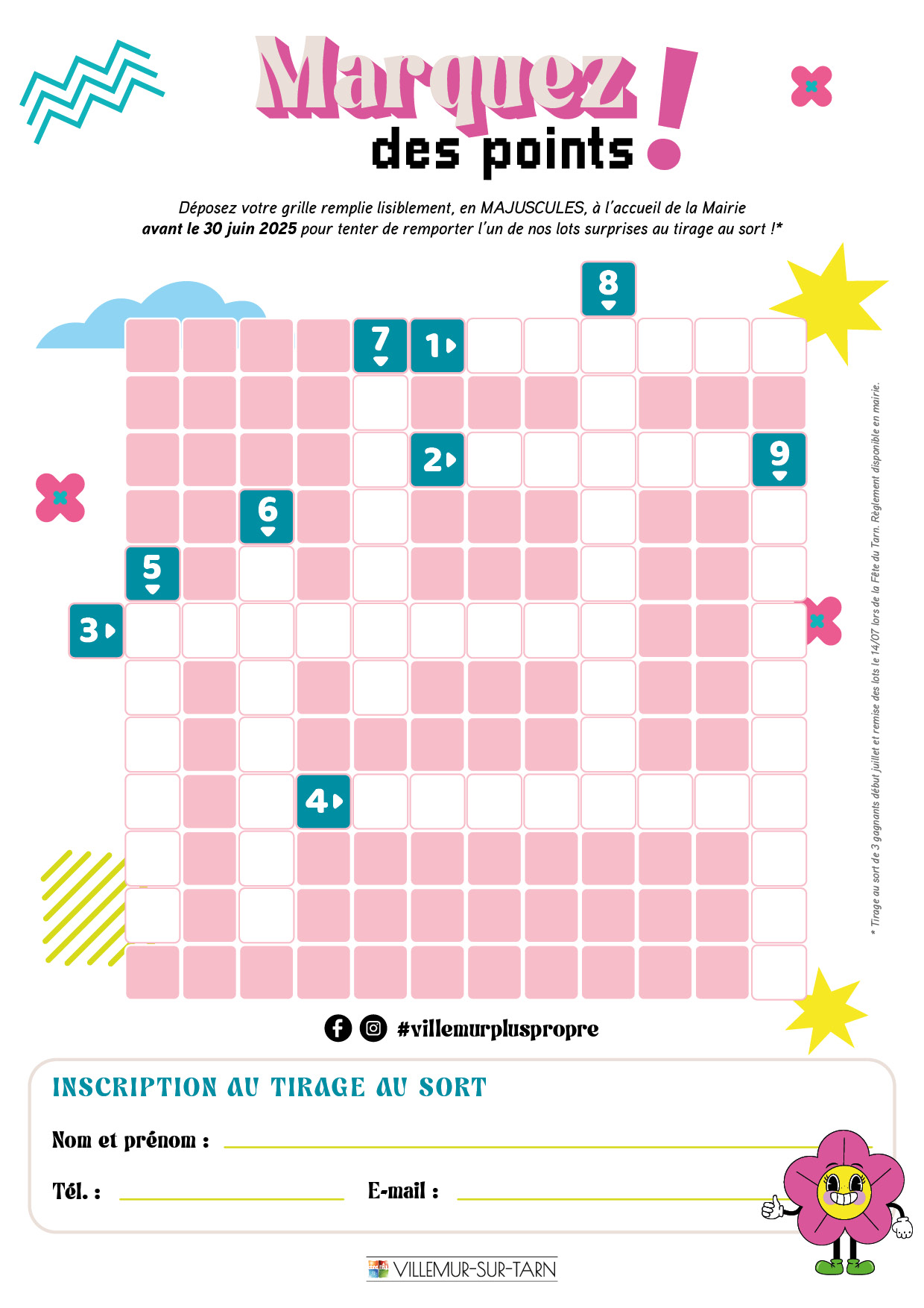 Grille mots croisés à imprimer