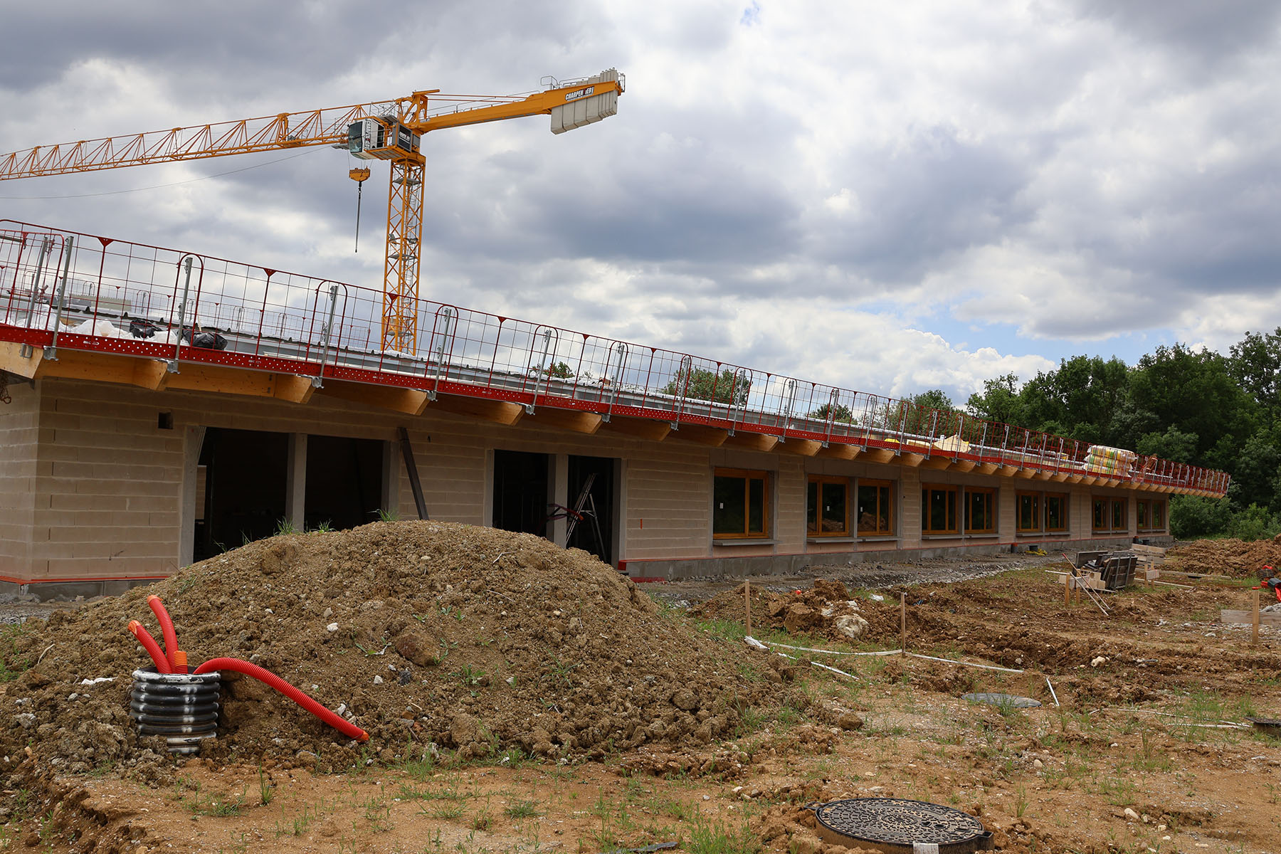 Travaux groupe scolaire mai 2025