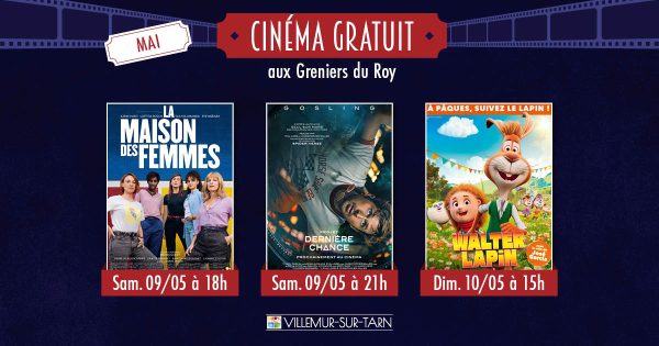 Cinéma gratuit en mai : découvrez la programmation