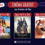 Cinéma gratuit en novembre : découvrez la programmation