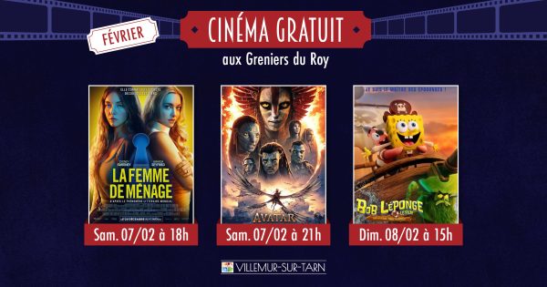 Cinéma gratuit en février: découvrez la programmation