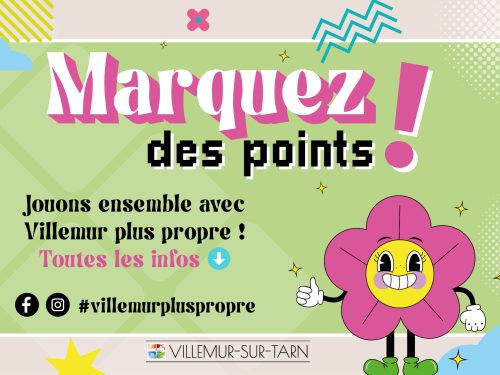 Marquez des points avec Villemur plus propre