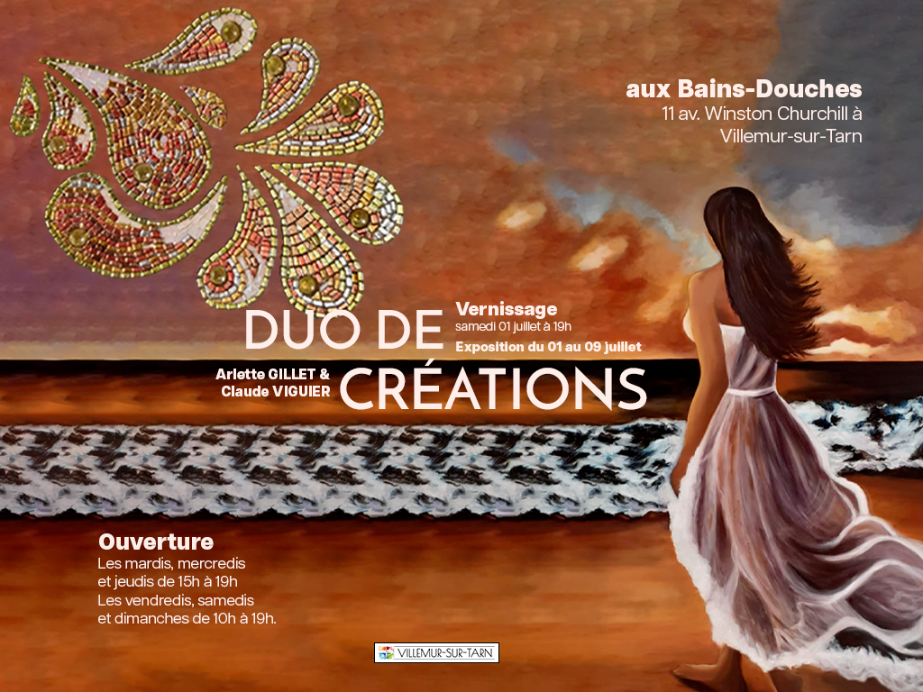 Exposition « Duo de Créations »  aux Bains-Douches