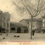 Parcours photo et audio historique Villemur-sur-Tarn : place Charles Ourgaut