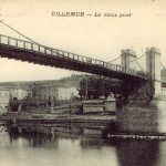 Parcours photo et audio historique Villemur-sur-Tarn : le pont suspendu