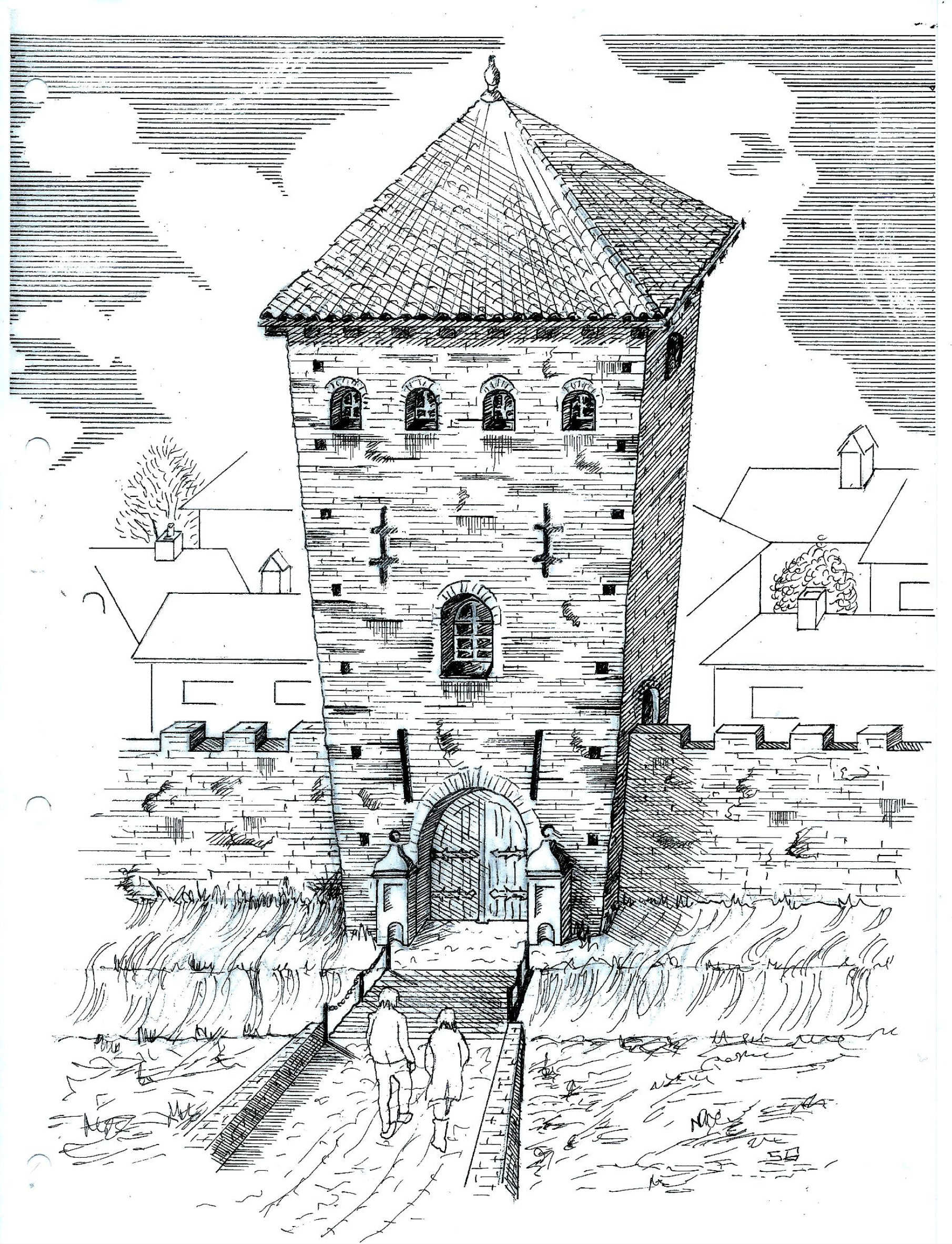 Parcours photo et audio historique Villemur-sur-Tarn : la porte des Stradélis