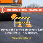 Travaux Avenue du Général Leclerc