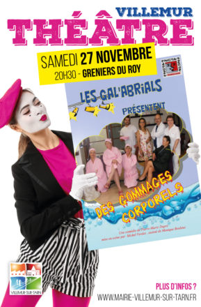 Soirée « Au Théâtre ce soir » à Villemur : « Des Gommages Corporels »