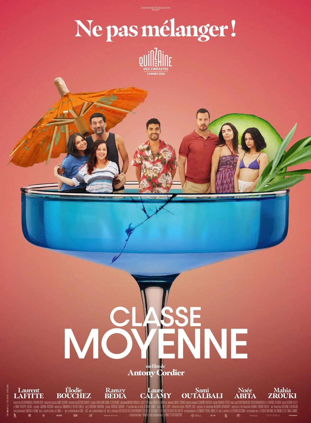 Affiche du film “Classe Moyenne” d’Antony Cordier, avec Laurent Lafitte, Élodie Bouchez, Ramzy Bedia et Laure Calamy – à l’affiche du cinéma novembre Villemur-sur-Tarn.