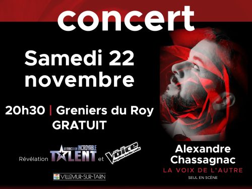 Concert Alexandre Chassagnac Villemur