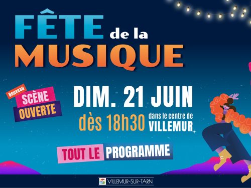 Fête de la musique 2026 à Villemur-sur-Tarn : programme