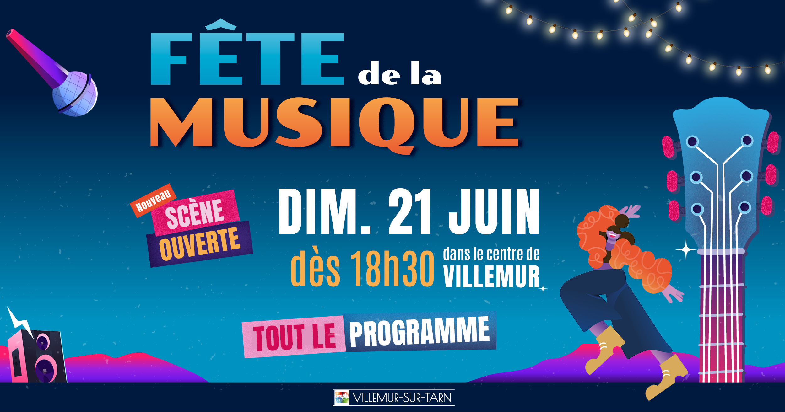 Célébrons la Fête de la Musique à Villemur !