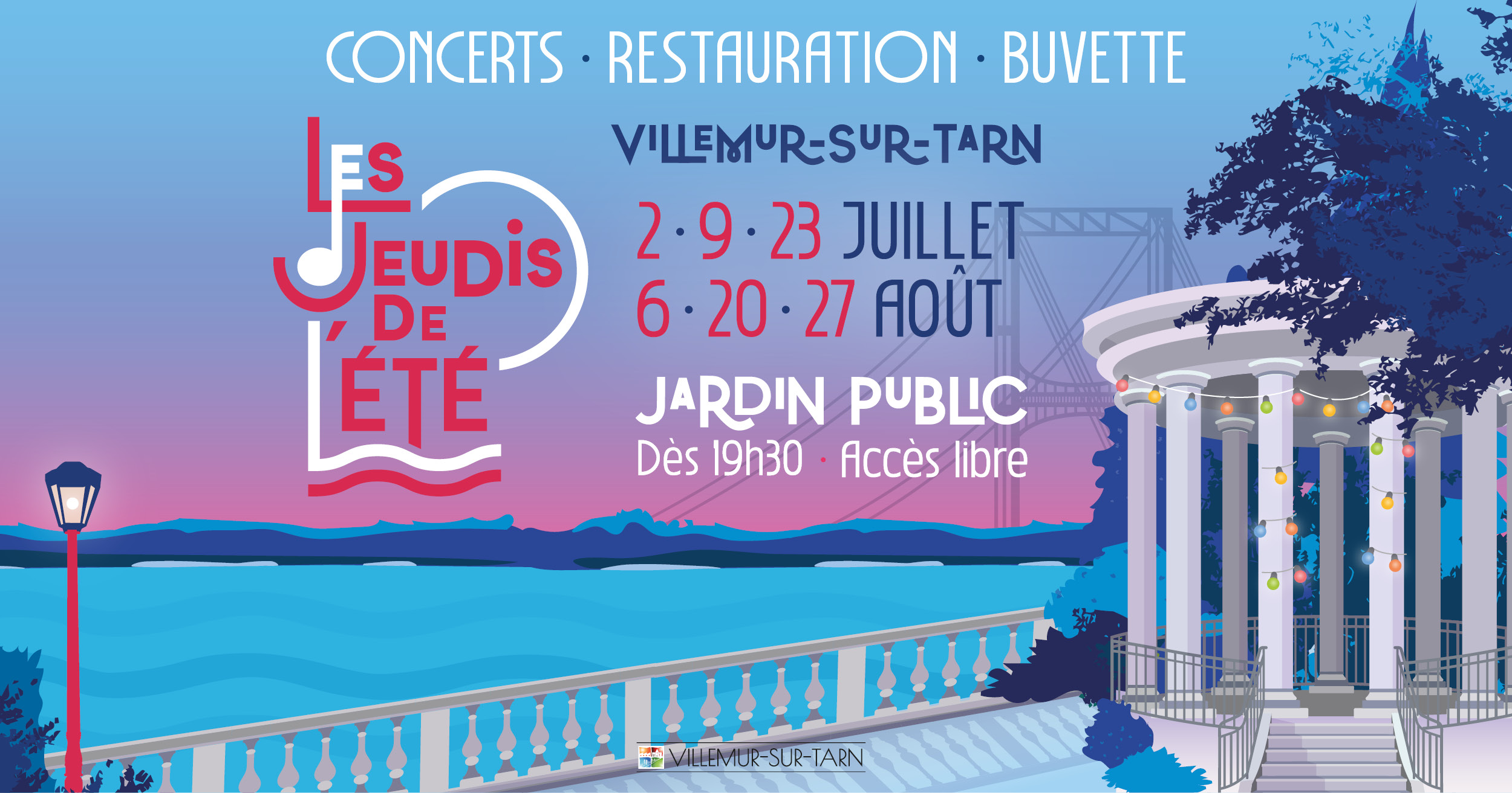 Les Jeudis de l&rsquo;Été 2026