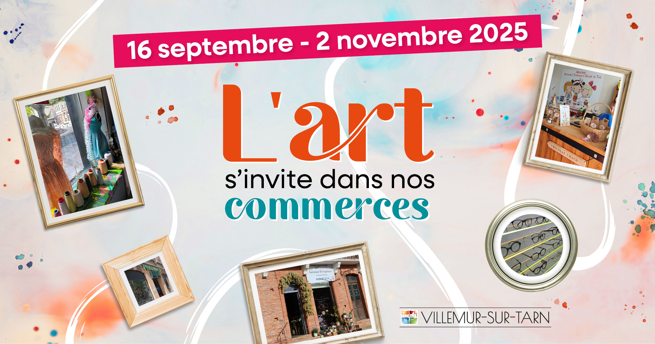 L’Art s’invite dans nos commerces !