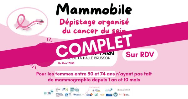 Mammobile : dépistage du cancer du sein sur RDV