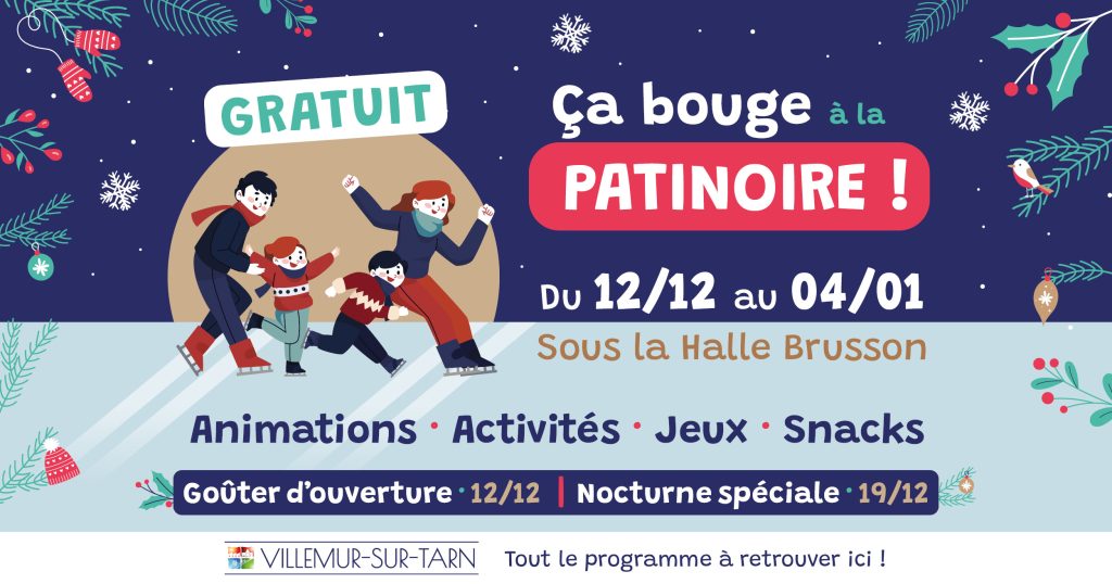 Patinoire à Villemur-sur-Tarn : programme des animations