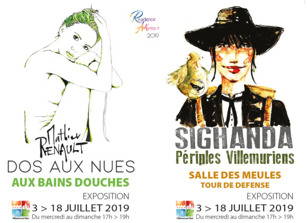 Restitution de résidence : 2 expositions de Mathieu Renault et Sighanda
