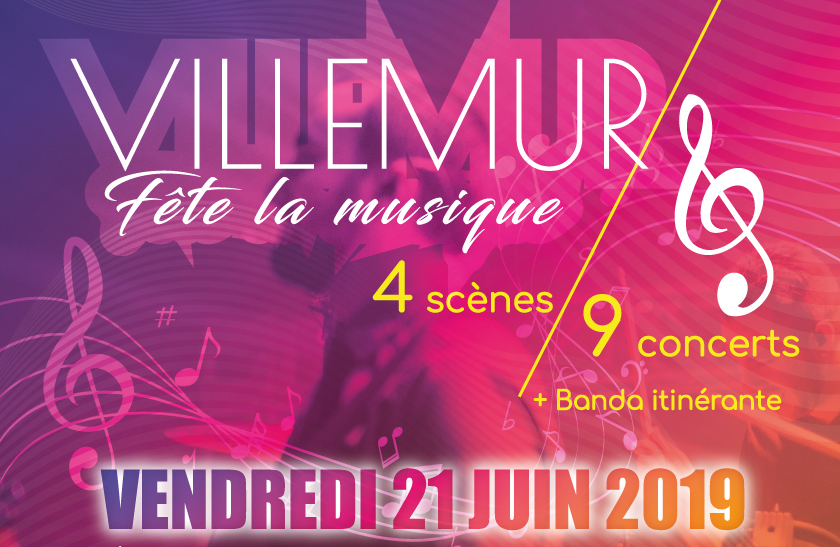 Villemur fête la musique : 4 scènes et 9 concerts en centre-ville le 21 juin