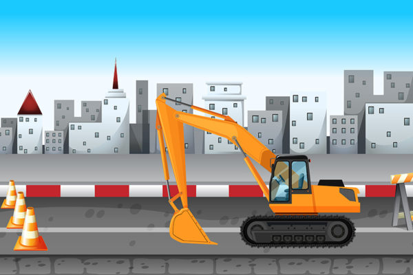 Future place St Jean : travaux d’enfouissement de réseaux haute tension