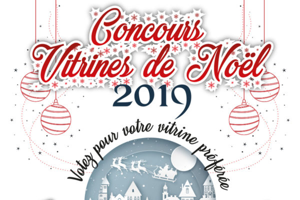 Concours de vitrines de Noël : tentez de gagner jusqu’à 100 euros de bons d’achats chez l’un des 28 commerçants participant !