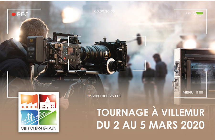 Tournage à Villemur du 2 au 5 mars : le détail des modifications de stationnement et circulation