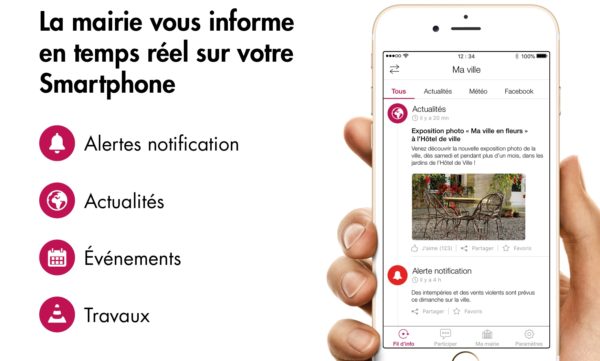 CityWall : la mairie vous informe en temps réel sur votre Smartphone