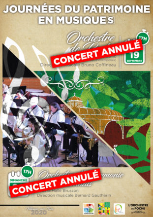 !! ANNULATION DES CONCERTS – JOURNÉES DU PATRIMOINE !!