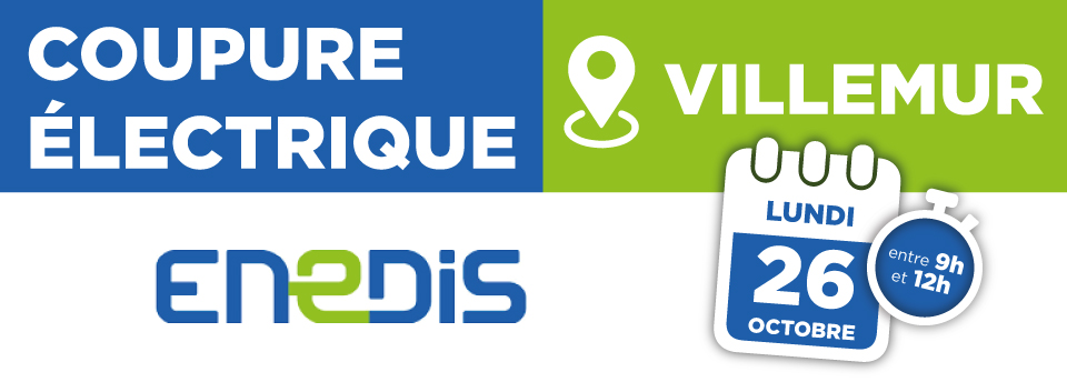 Coupure électrique 26/10/2020 – Villemur