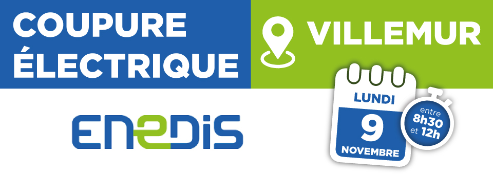 Coupure électrique 9/11/2020 – Villemur